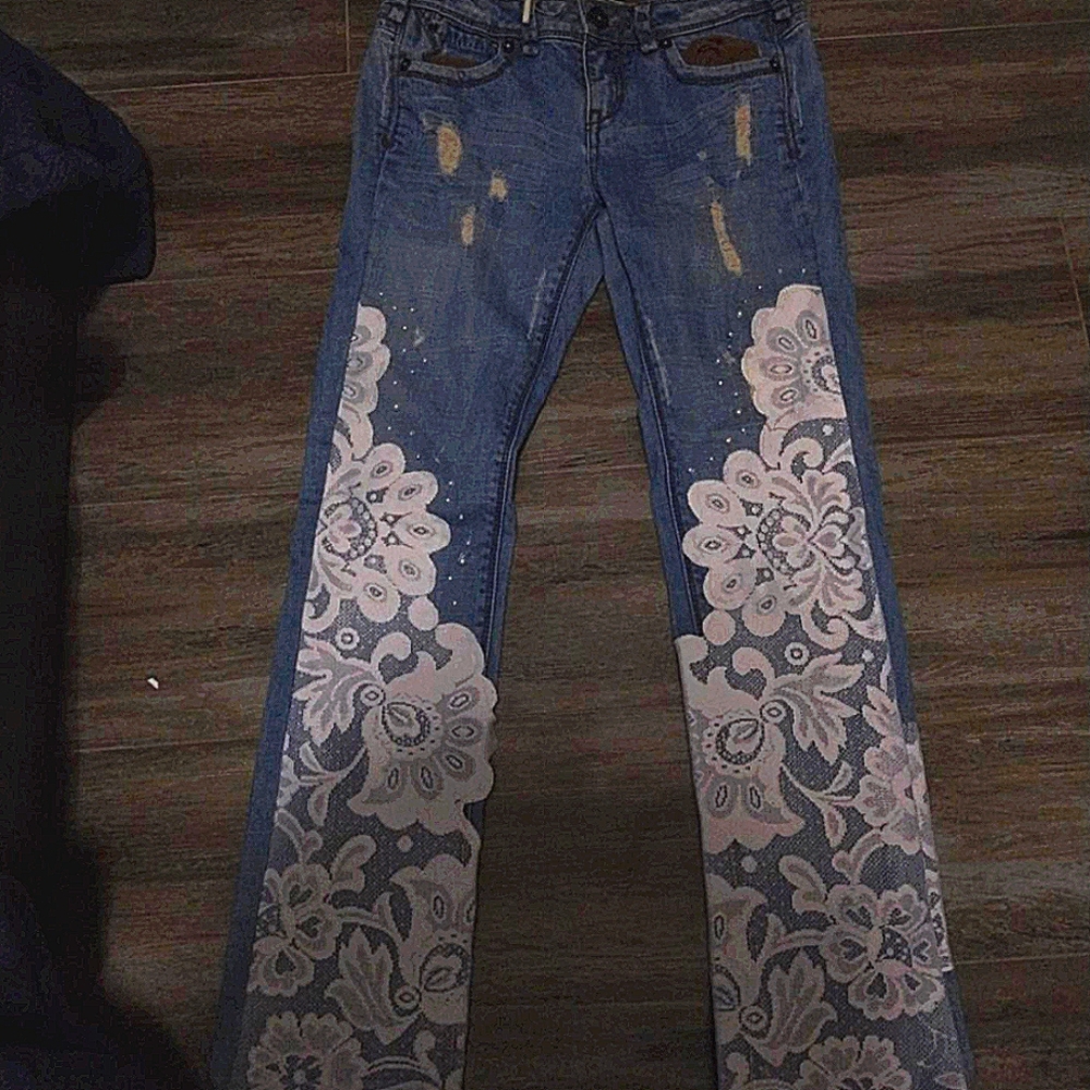 Domaine Lace Jeans